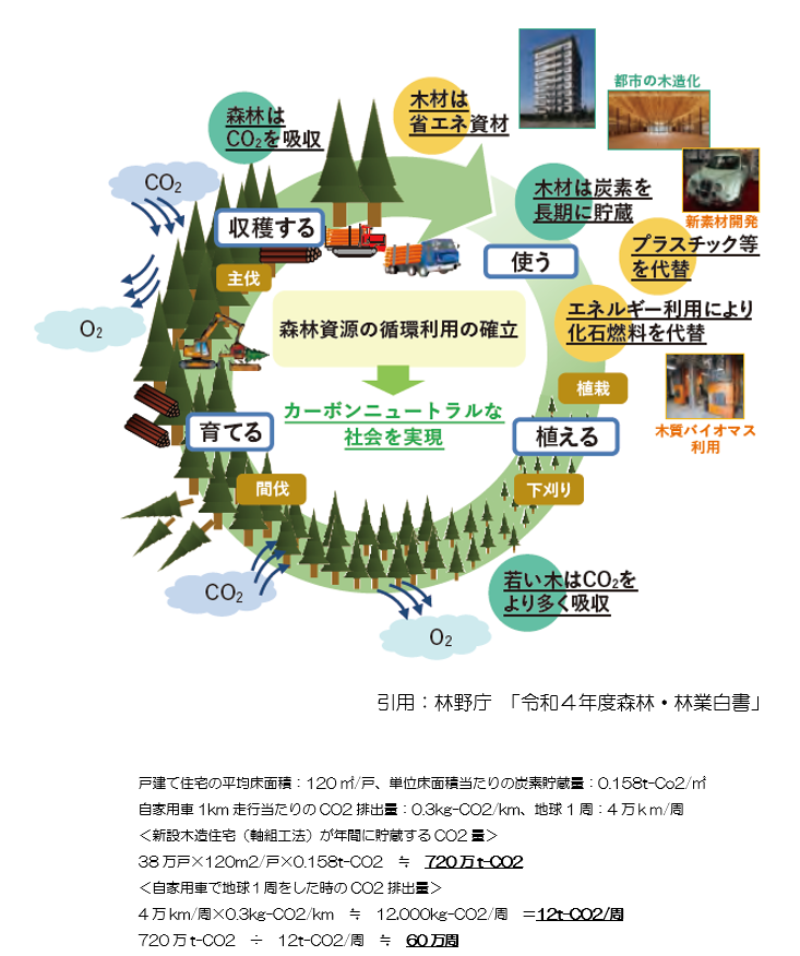林野庁 令和4年度森林・林業白書より